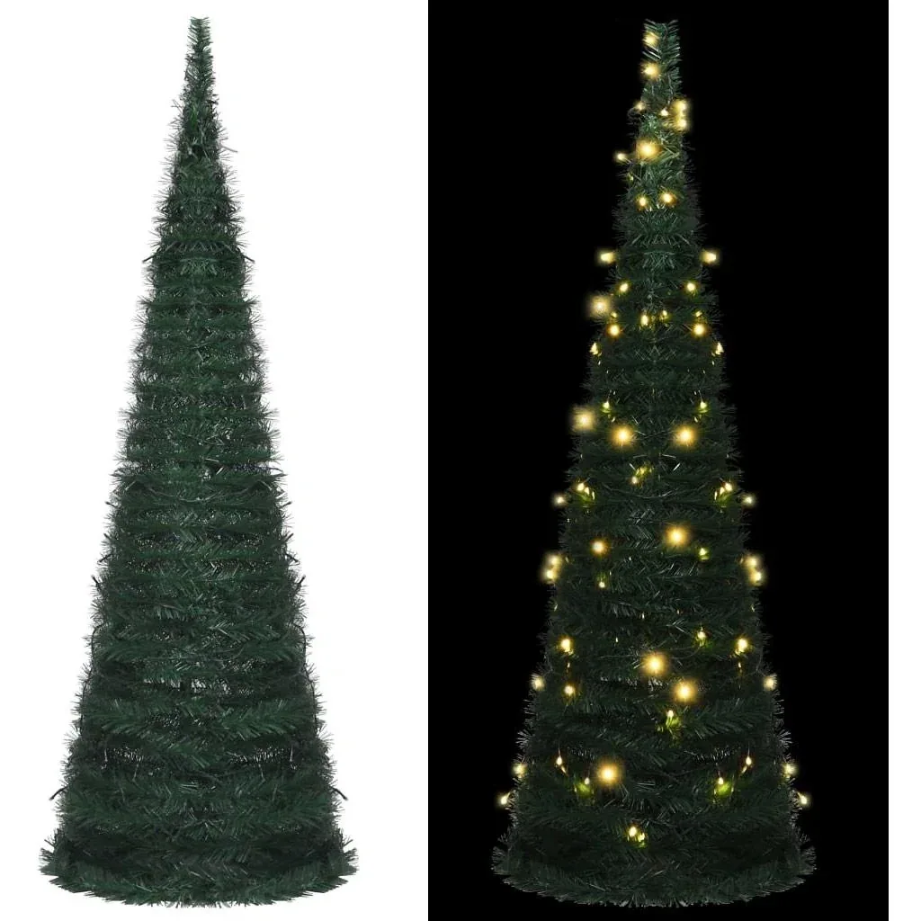 Weihnachtsbaum mit LED-Pop-up 180 cm grün