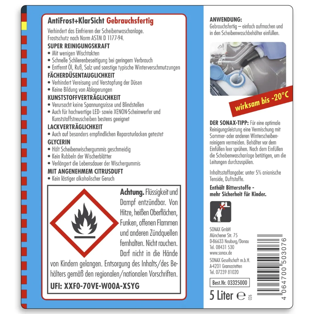 Antifrost + Klarsicht bis -20 °C Citrus 5 l