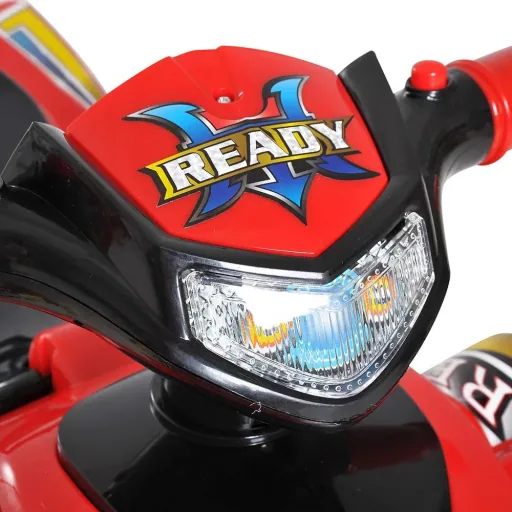 Elektroauto Kindermotorrad mit Musik und Licht Rot