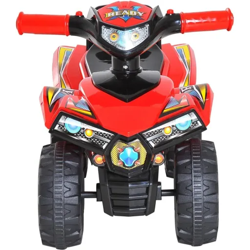 Elektroauto Kindermotorrad mit Musik und Licht Rot