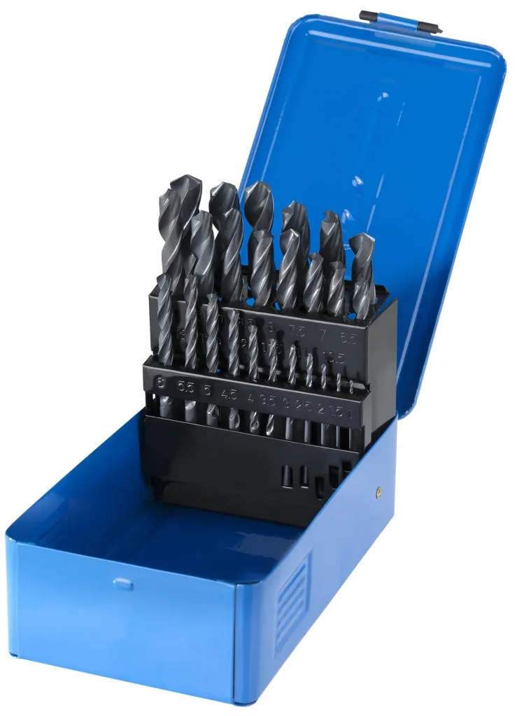 HSS Spiralbohrer Satz 1-13 mm/ 0,5 mm, 25-teilig