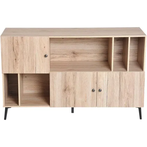 Kommode Sideboard Aufbewahrungsschrank 8 Fächer Eiche