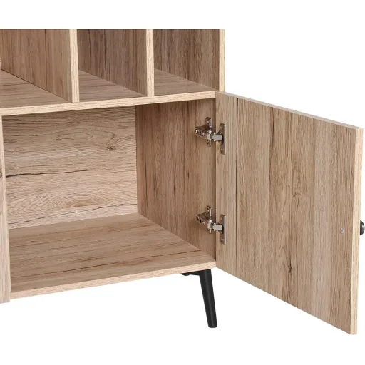 Kommode Sideboard Aufbewahrungsschrank 8 Fächer Eiche