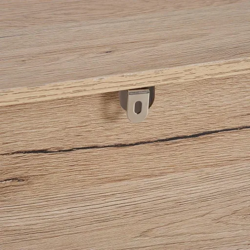 Kommode Sideboard Aufbewahrungsschrank 8 Fächer Eiche