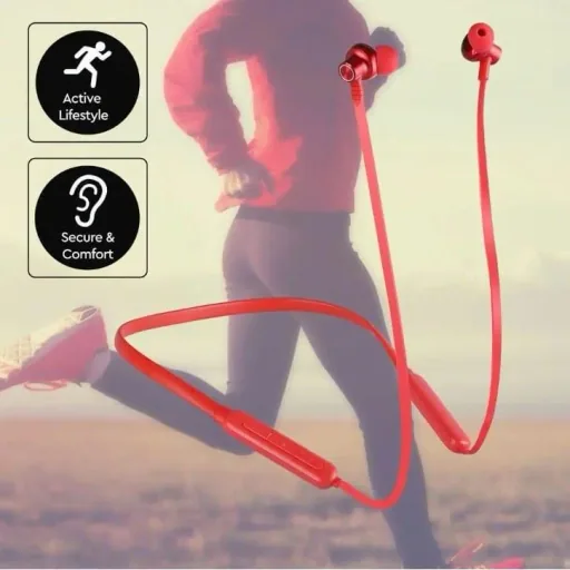 VT-6166 Headset Sport bluetooth - In-Ear-Kopfhörer - rot