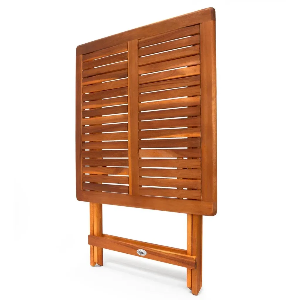 Beistelltisch - Bistrotisch - Akazienholz - 70x70x73cm - klappbar