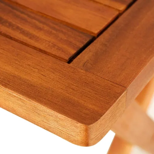 Beistelltisch - Bistrotisch - Akazienholz - 70x70x73cm - klappbar