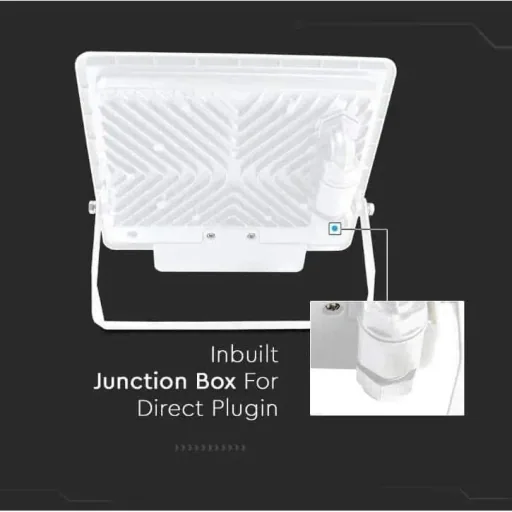 VT-158S LED-Flutlicht mit Sensor - 50 W - 4000 Lm - 3000K - Weiß