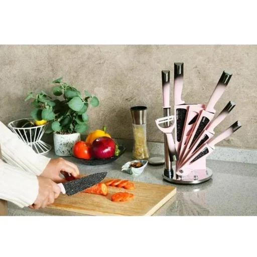 Küchenmesser-Set -mit Standard- 8-teilig - Rosa