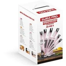 Küchenmesser-Set -mit Standard- 8-teilig - Rosa