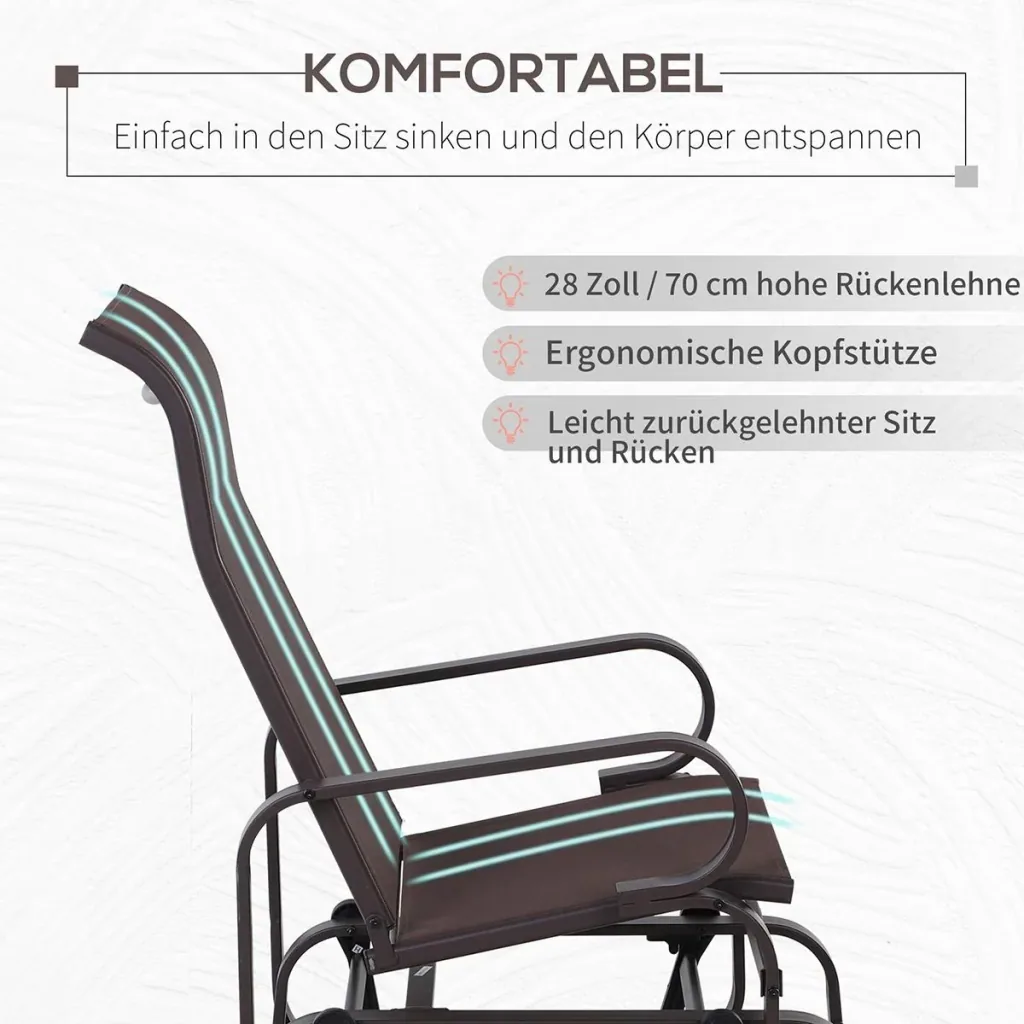 Schaukelstuhl Garten Gartenstuhl R
