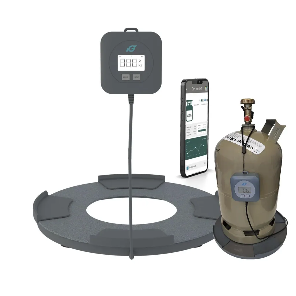 Gasflaschen-Waage, digital für Propangasflaschen von 5 bis 11 kg