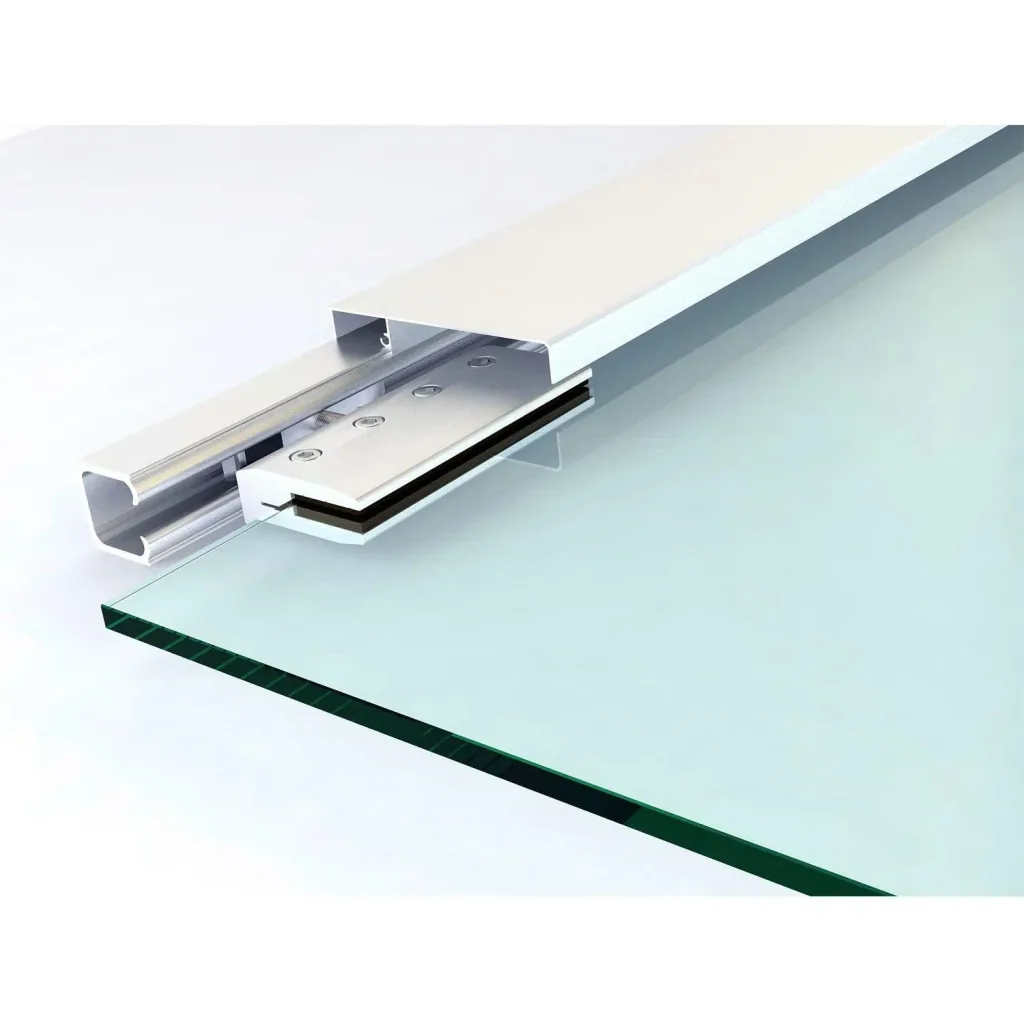 Glasschiebetür mit Handgriff