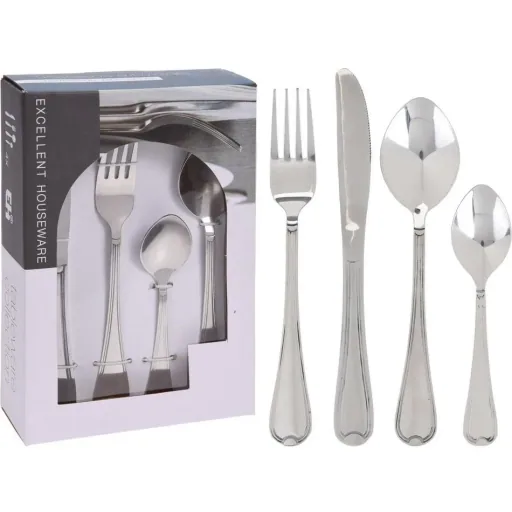 Besteckset Classic - 16 Teile - Silber