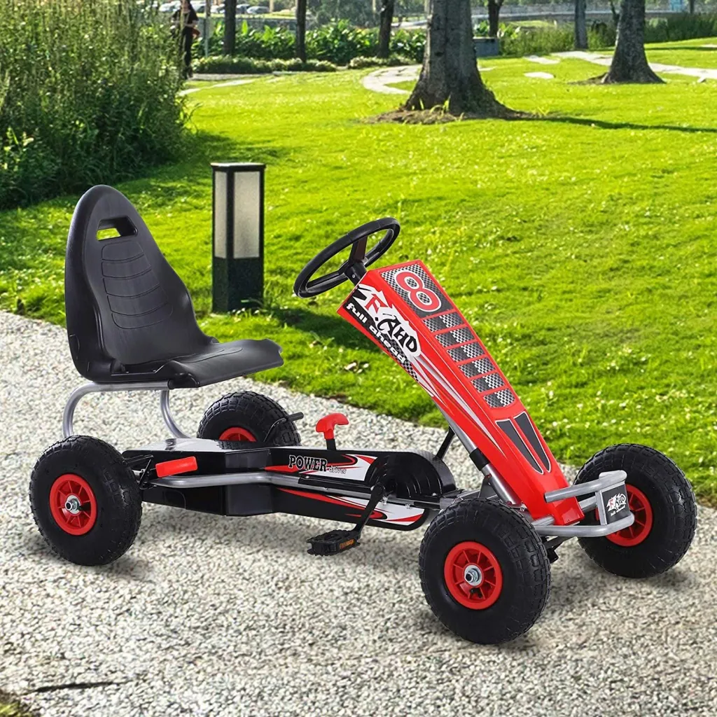 Go-Kart mit Handbremse