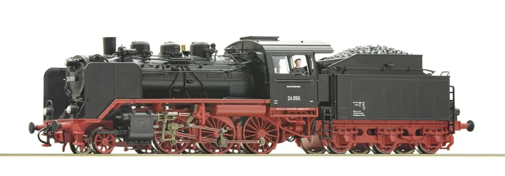 Schlepptenderlokomotive 24 055  Steppenpferd  der Deutschen Bundesbahn, H0, AC