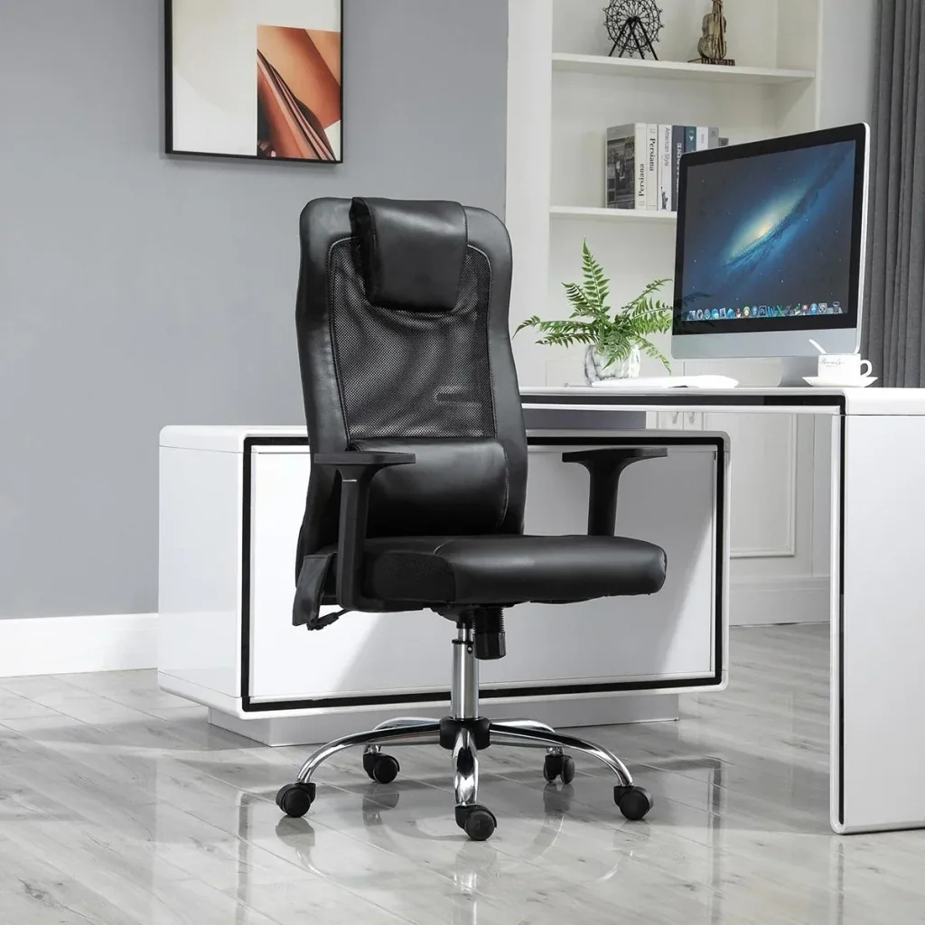 Massagesessel, Chefsessel mit Massagefunktion, höhenverstellbarer Drehstuhl, ergonomischer Gamingstuhl, Bürostuhl massag