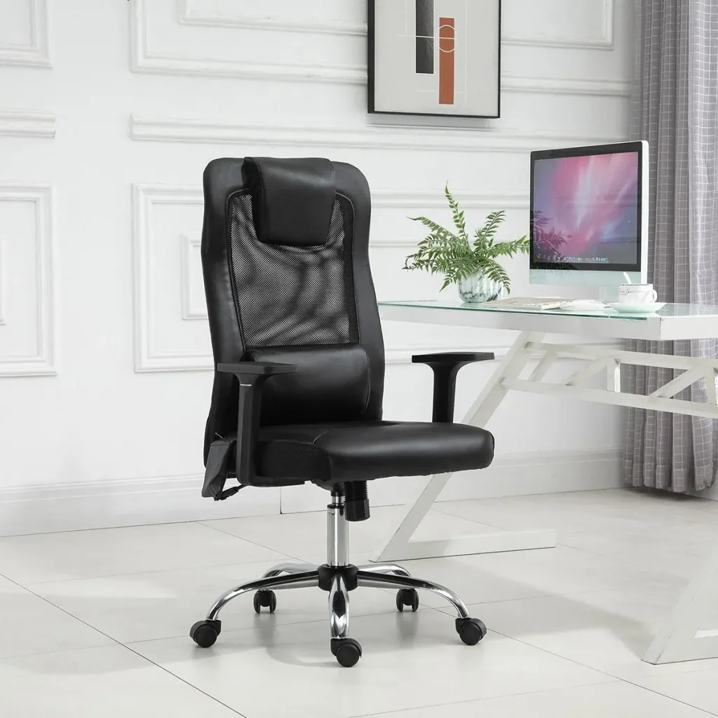 Massagesessel, Chefsessel mit Massagefunktion, höhenverstellbarer Drehstuhl, ergonomischer Gamingstuhl, Bürostuhl massag