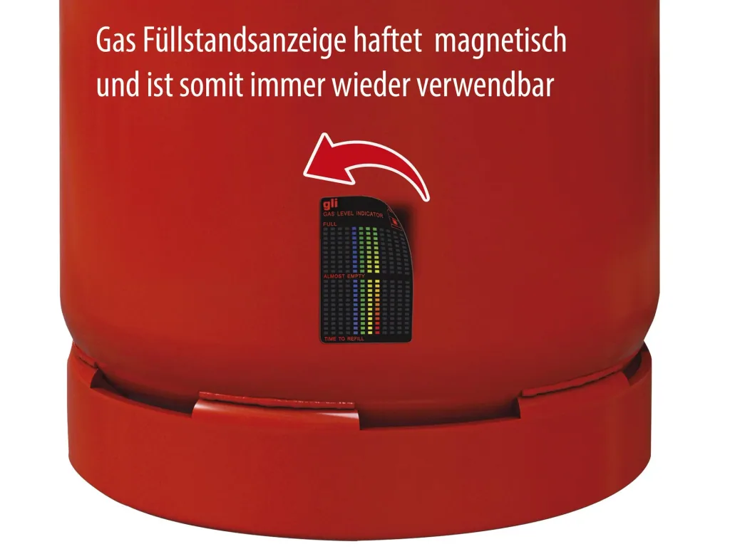 Gas Füllstandsanzeige für Propan und Butan Flaschen
