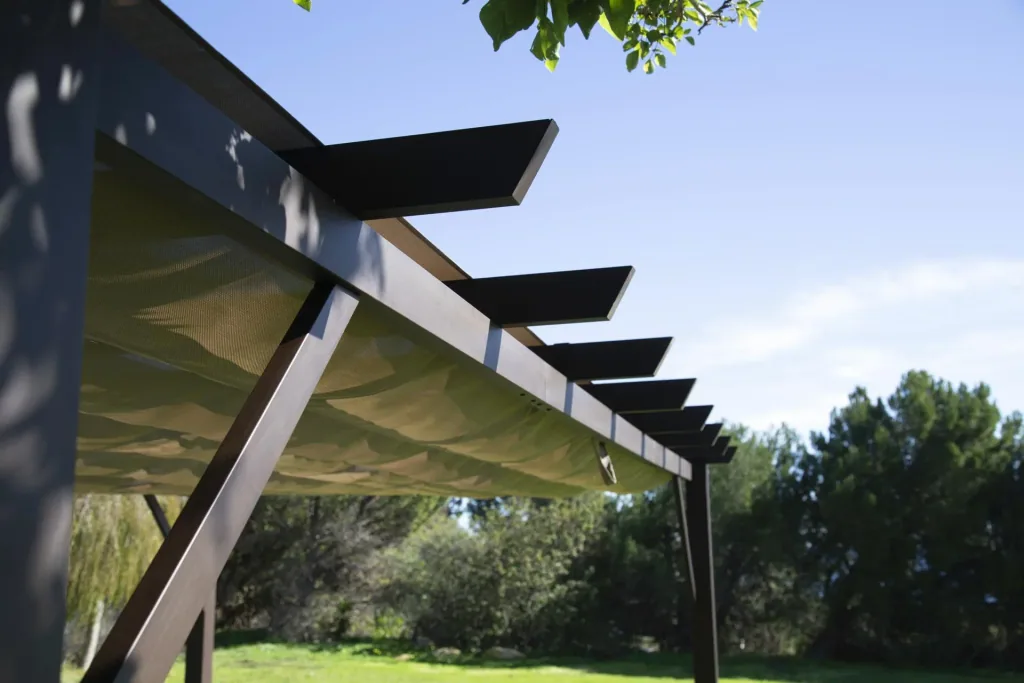 Paragon Outdoor Aluminium Pergola Modena 12x20 espresso