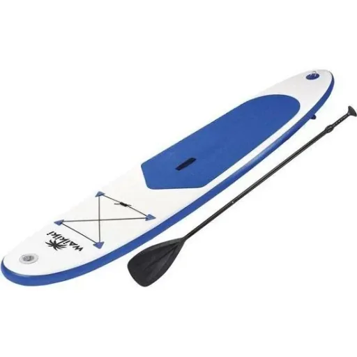 Wakiki Sup Board Anfänger 305 cm - 6-teiliges Set - Blau weiß