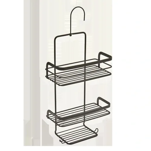 Duschenboy "Origin Lava", 3 Etagen, Schwarz matt, 23 x 12 x 38/ 47 cm
