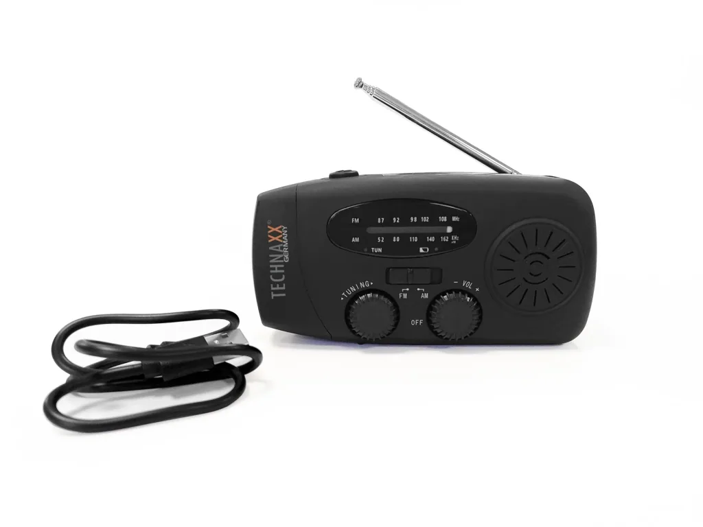 Solar Kurbel Radio mit Taschenlampe