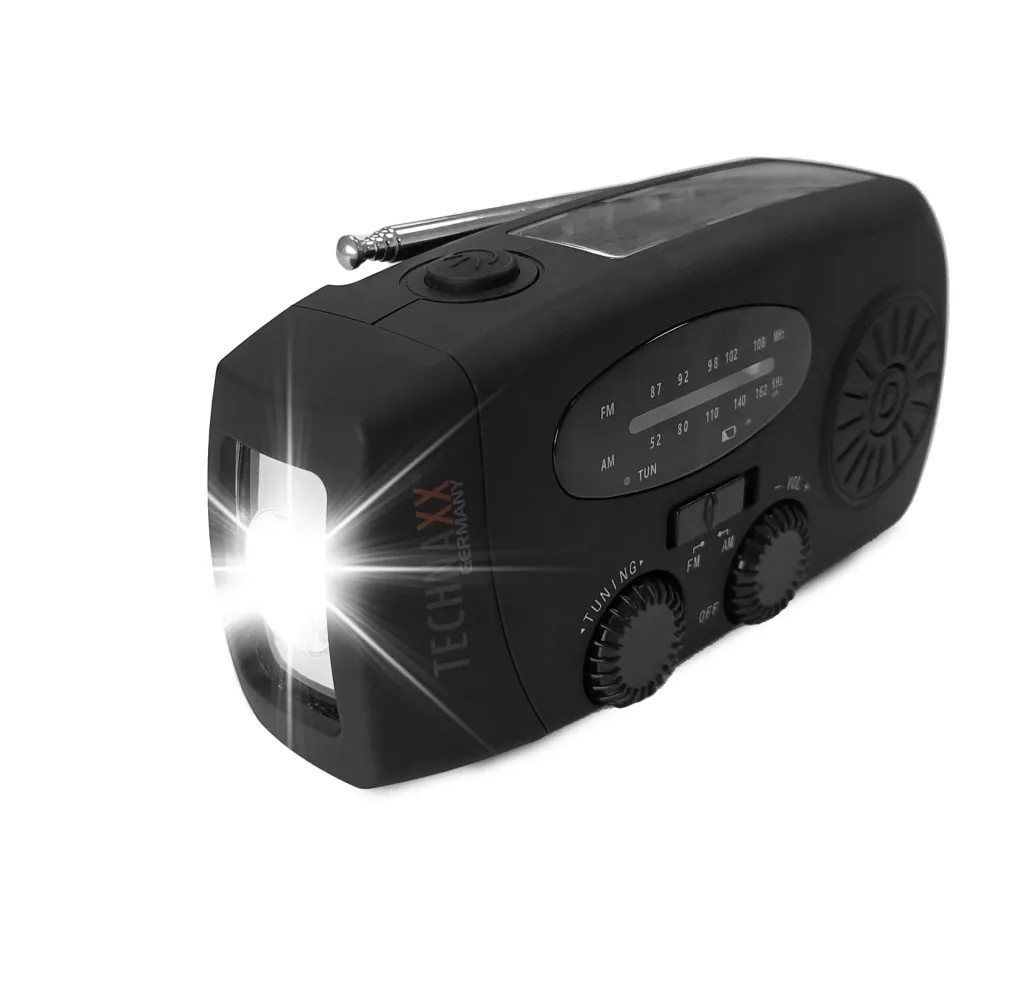 Solar Kurbel Radio mit Taschenlampe