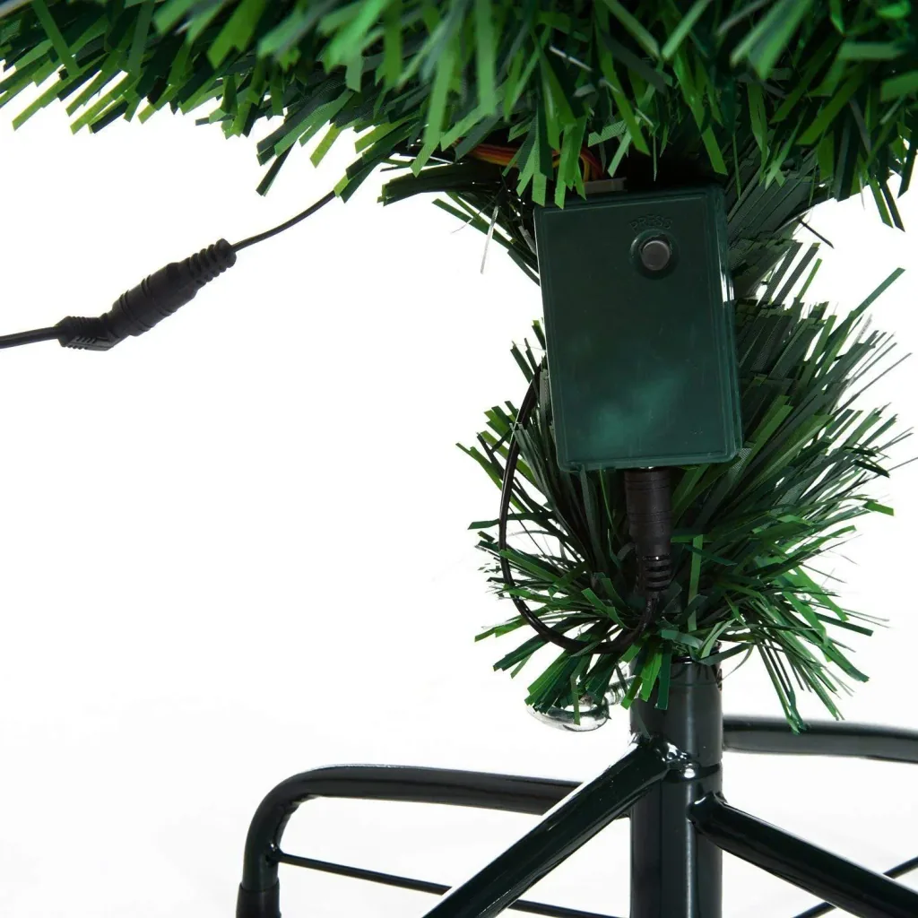 Weihnachtsbaum Tannenbaum LED Lichtfaser 8 Lichtmodi 120cm