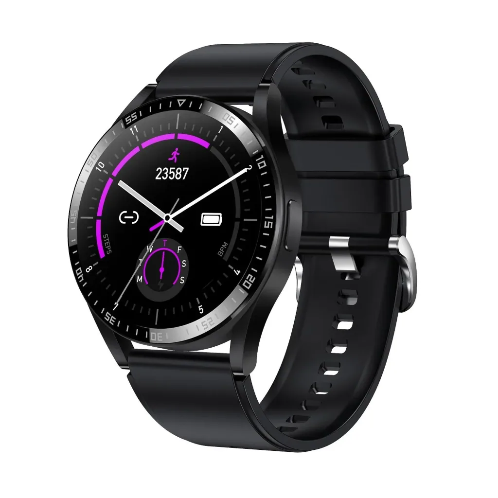 Bluetooth Smartwatch mit Puls, Blutdruck und Blutsauerstoff Sensor, IPS Display