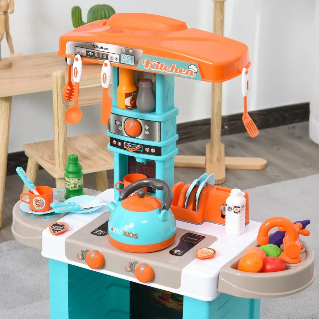 Kinderspielküche mit Licht- und Soundeffekten