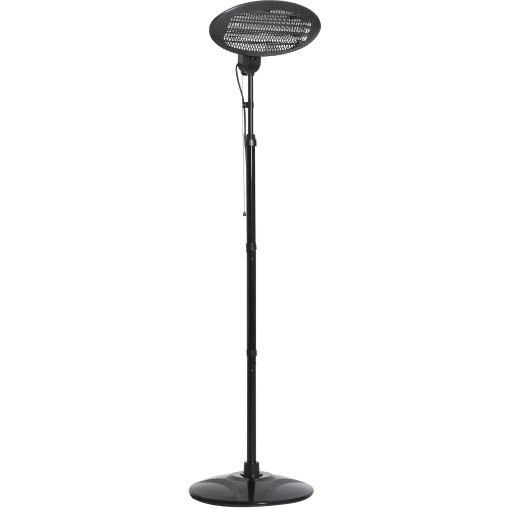 Heizstrahler Terrassenheizer elektrisch 650W/1300W/2000W L50 x B50 x H(180-210) cm