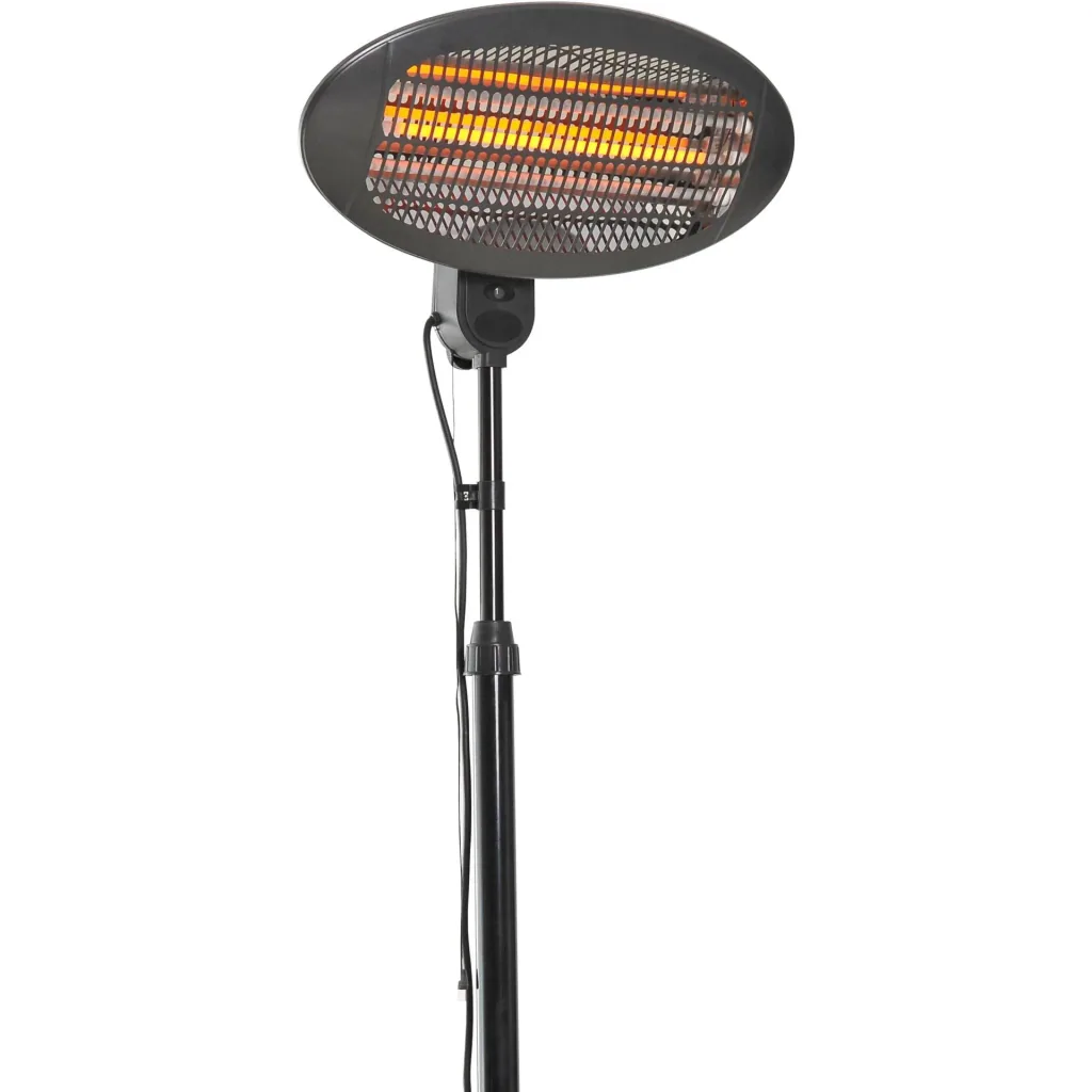 Heizstrahler Terrassenheizer elektrisch 650W/1300W/2000W L50 x B50 x H(180-210) cm