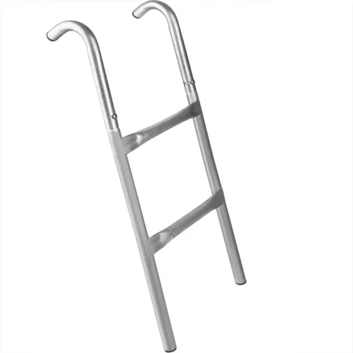 Trampolintreppe 76 cm / 2 Metallstufen
