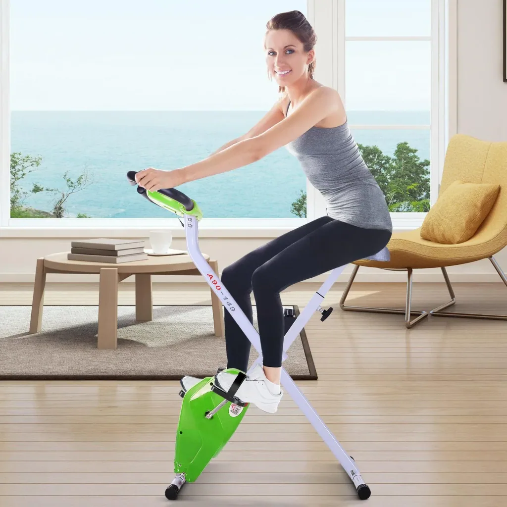 Heimtrainer mit LCD-Monitor, grün