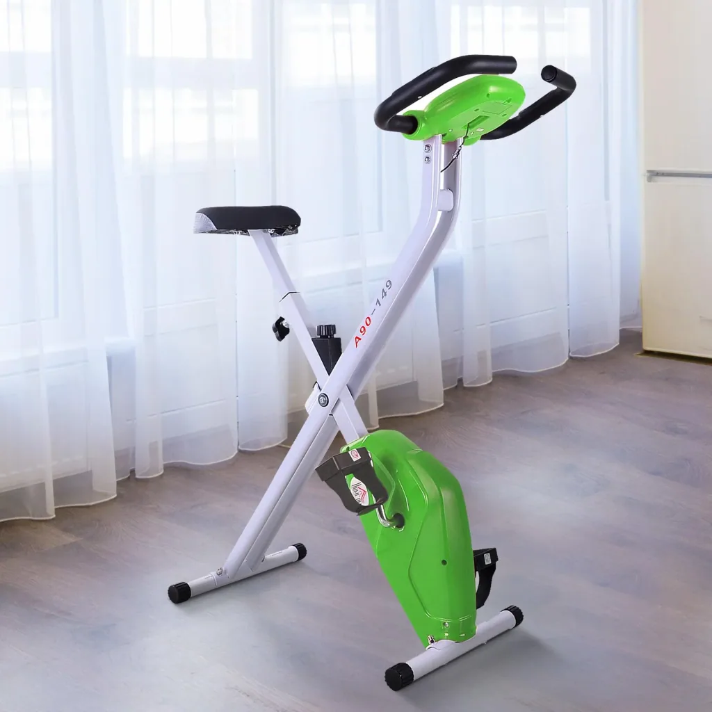 Heimtrainer mit LCD-Monitor, grün