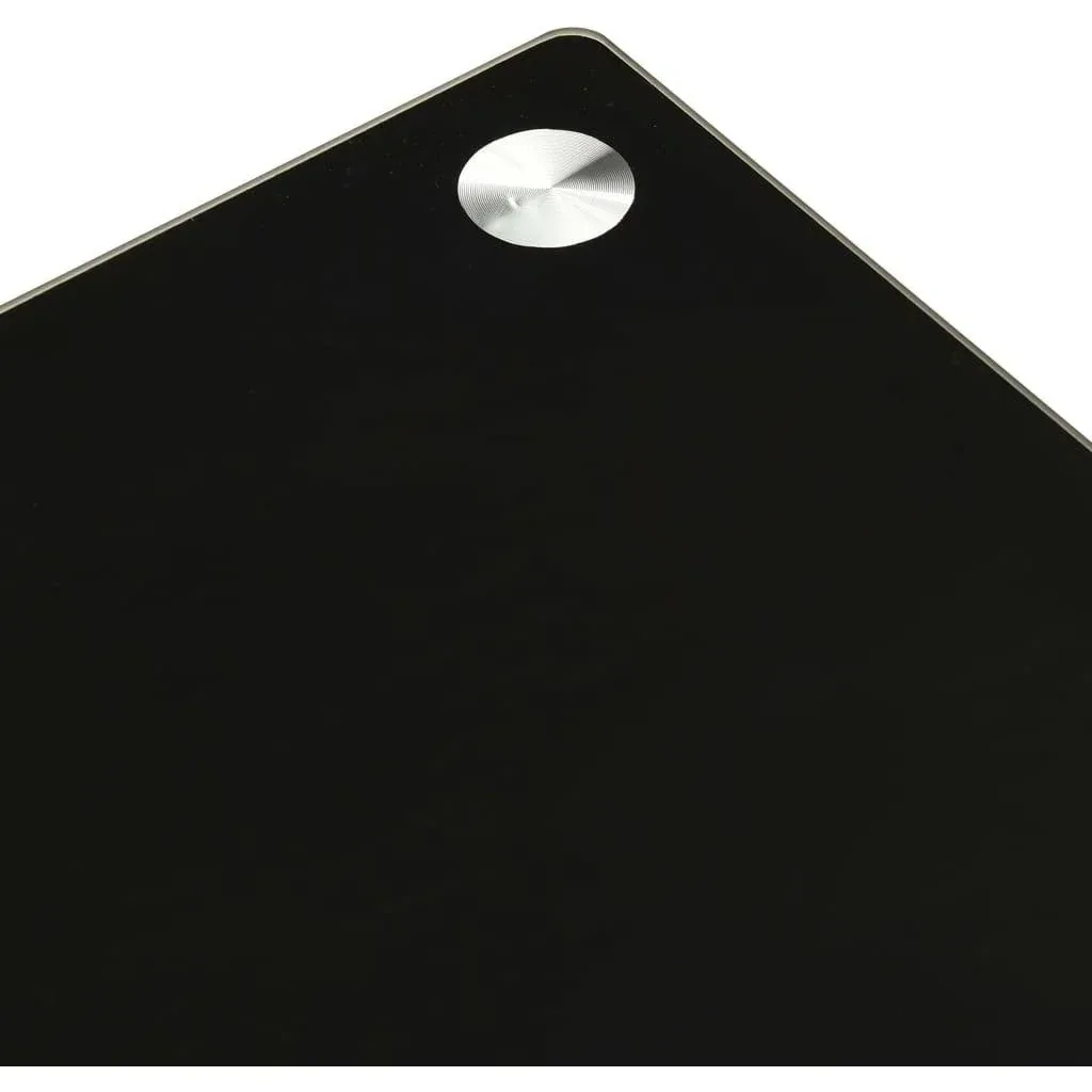 TV-Schrank 75x40x40 cm gehärtetes Glas schwarz