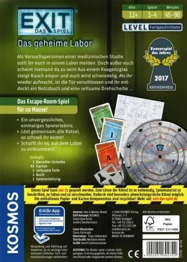 EXIT - Das geheime Labor