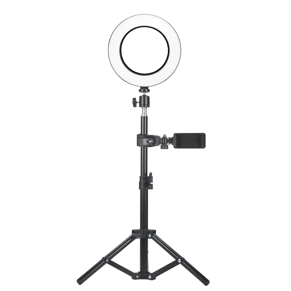 MyStudio Studio Kit mit Green Screen, Stativ mit Smartphone-Halterung, Mikrofon und Videoleuchte