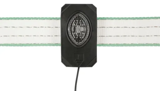 Pulse Flash, schwarz, mit grüner LED