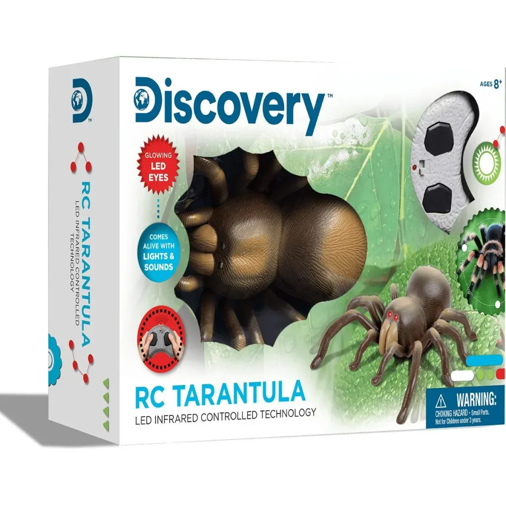 Discovery Kids RC Tarantula " " Spinne mit leuchtenden Augen und Sound