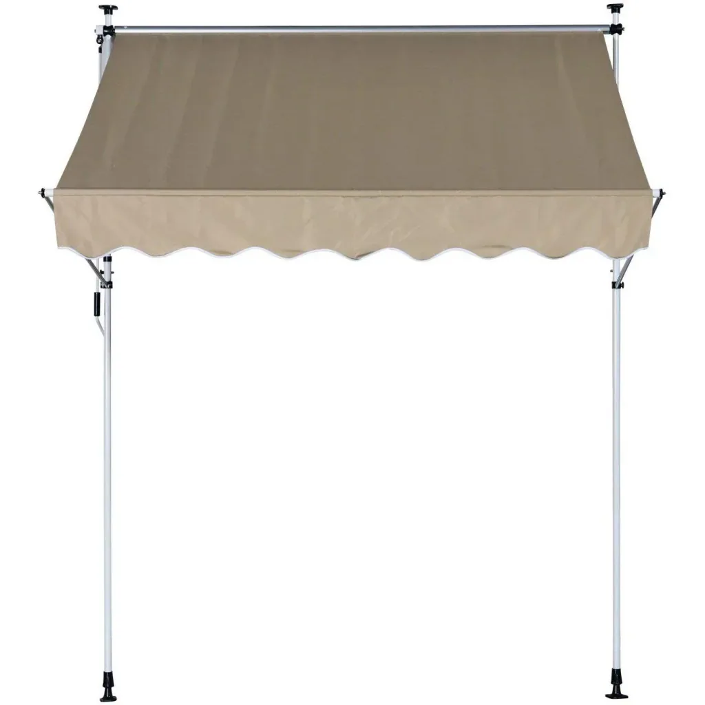 Markise Klemmmarkise Beige 300 x 150cm