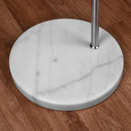 Bogenlampe -220cm verstellbar mit Marmorsockel