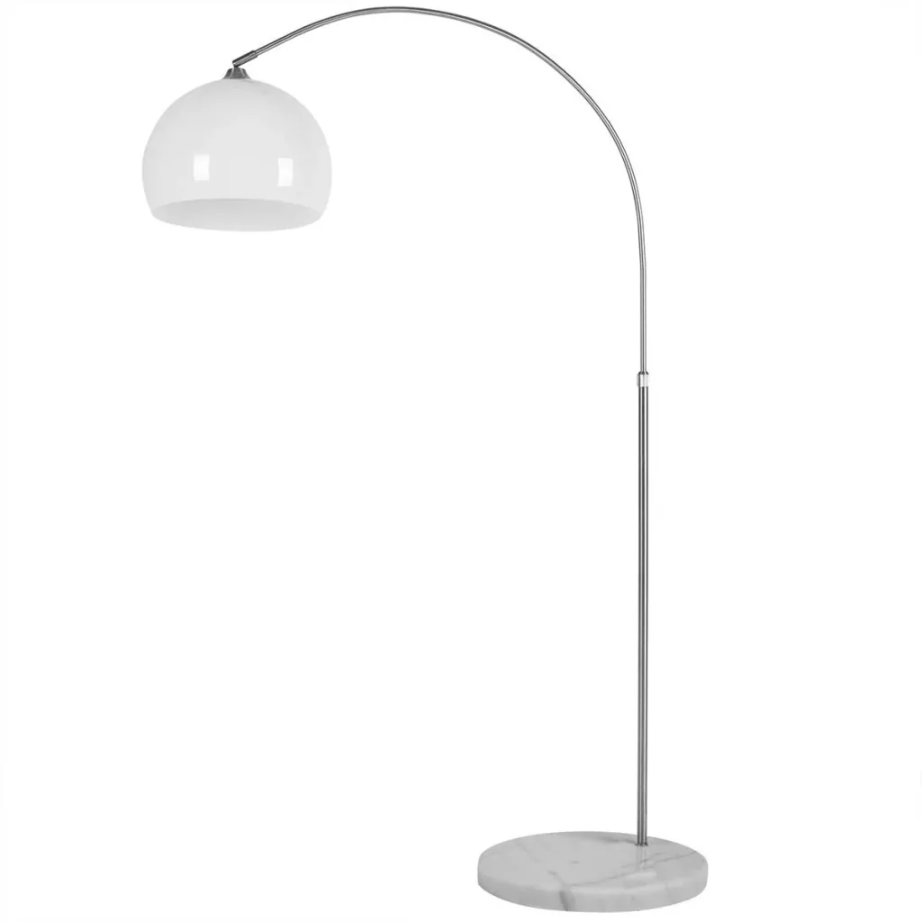 Bogenlampe -220cm verstellbar mit Marmorsockel