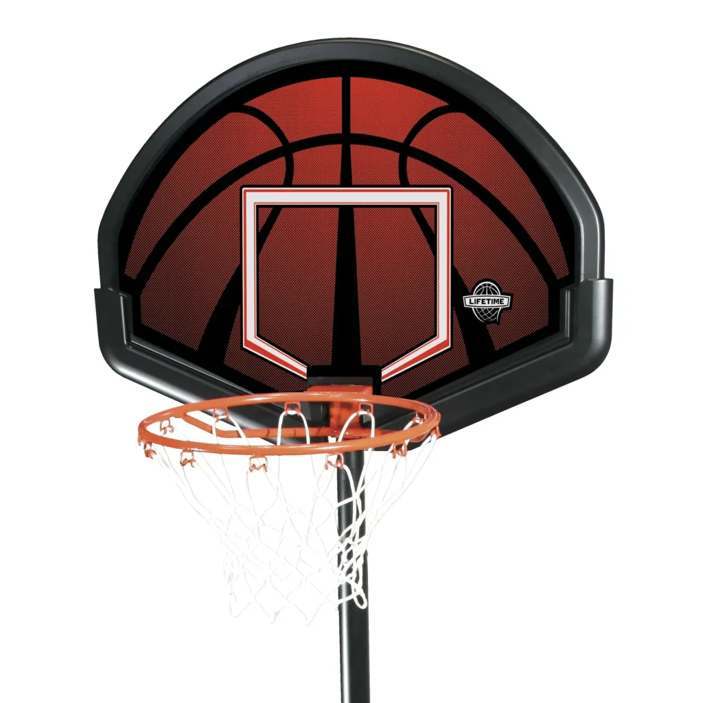 Basketball Korb Alabama Schwarz/Rot