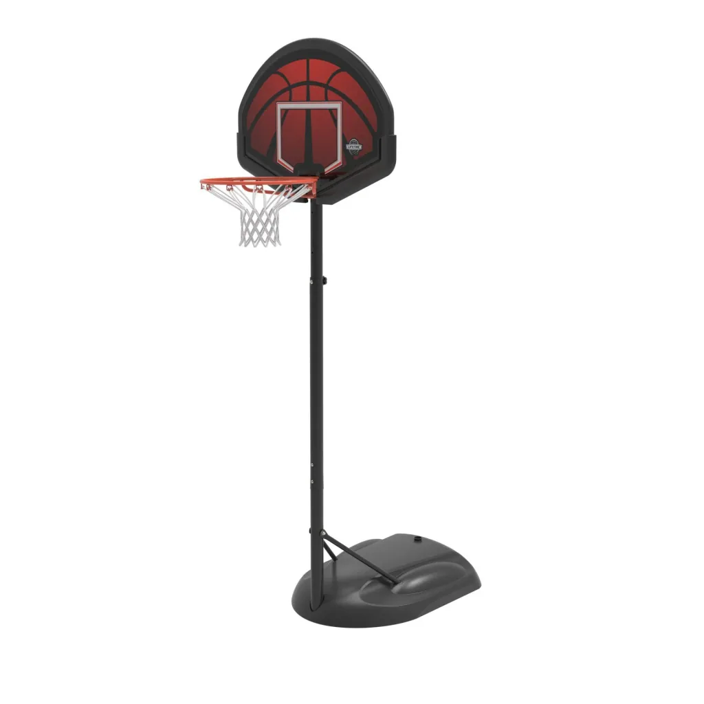 Basketball Korb Alabama Schwarz/Rot