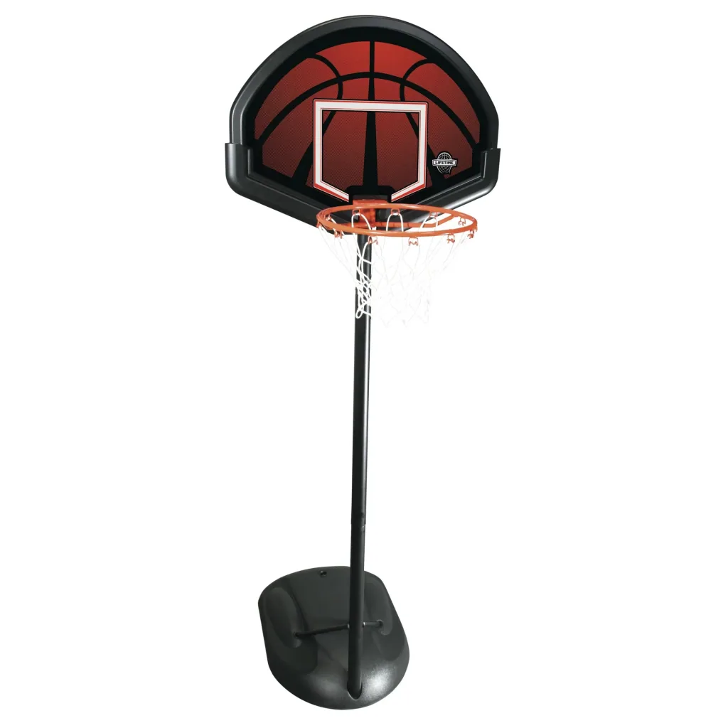 Basketball Korb Alabama Schwarz/Rot