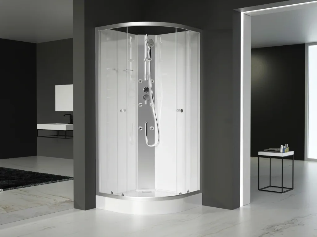 Komplettdusche "White Oasis" 90 x 90 x 210 cm