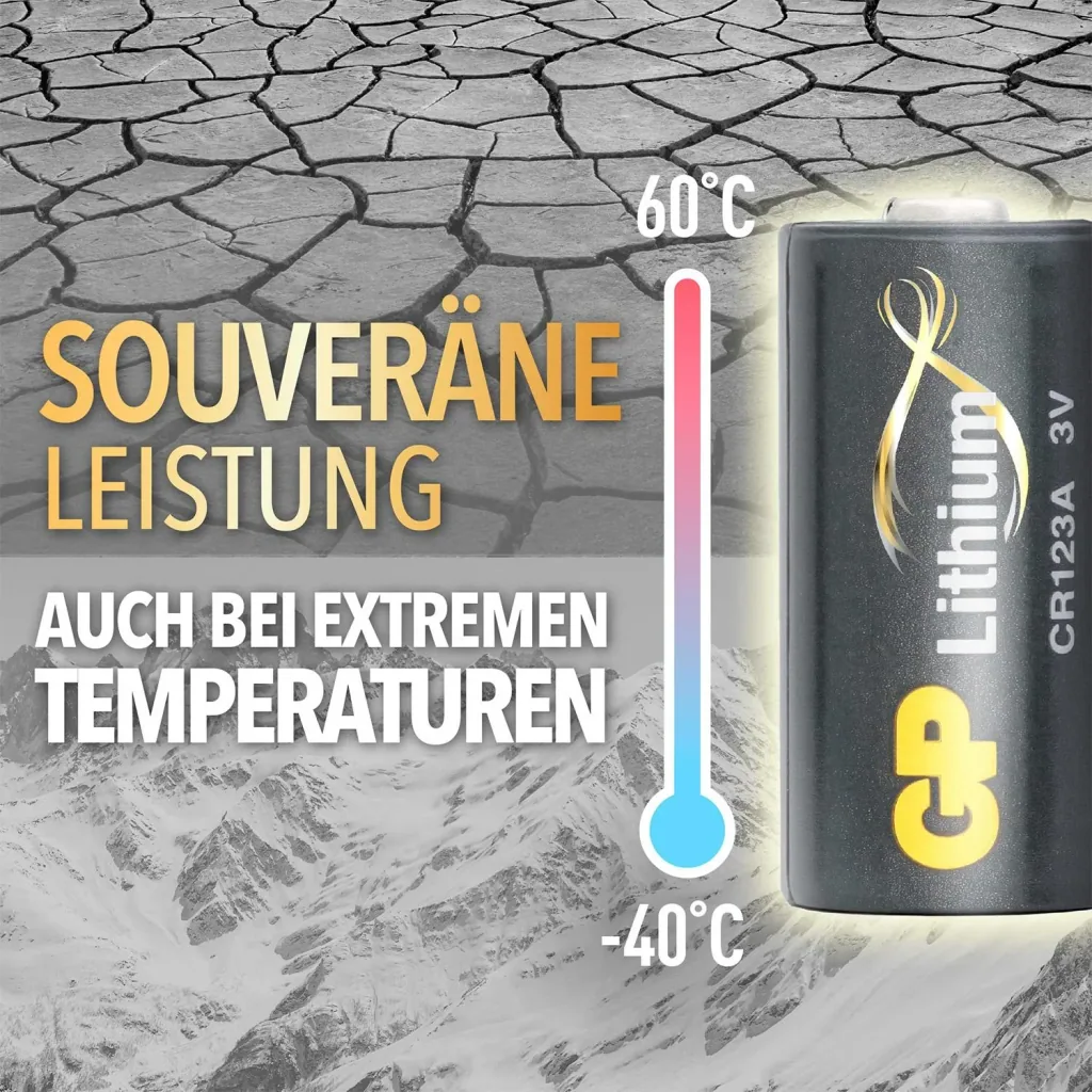 Lithium Primary Batterie CR123A - 10 Stück