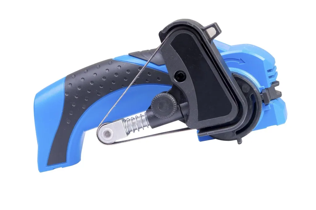 Akku Schleif- und Schärfgerät 7,2 Volt + 5-teiliges Schleifband-Set GRATIS dazu